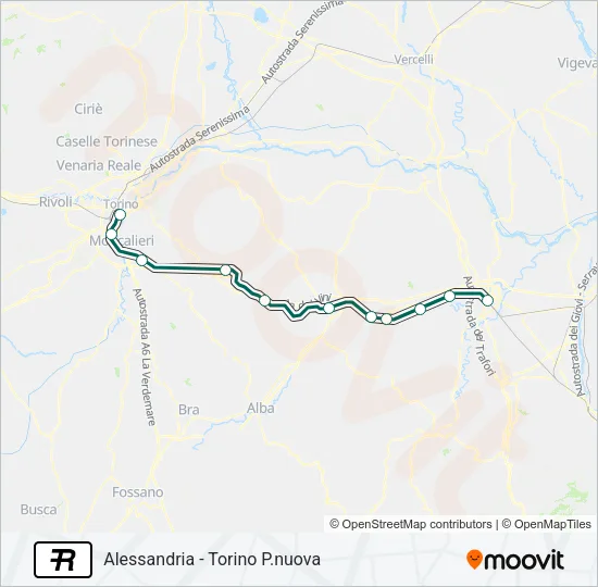 R Train Line Map