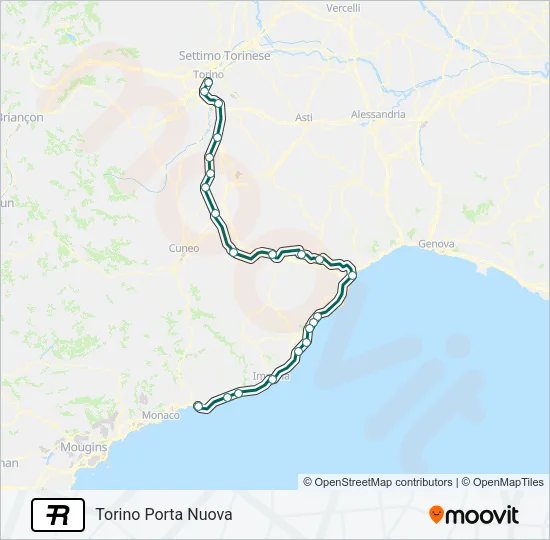 R Train Line Map