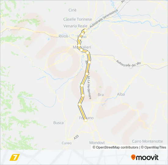 SFM7 Train Line Map