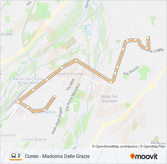 2 bus Line Map