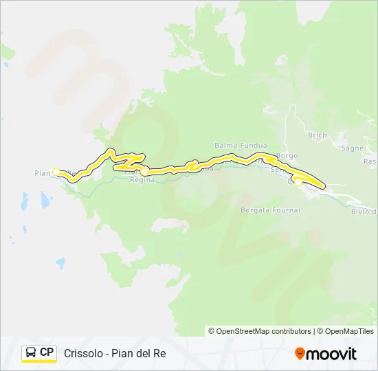 CP Bus Line Map