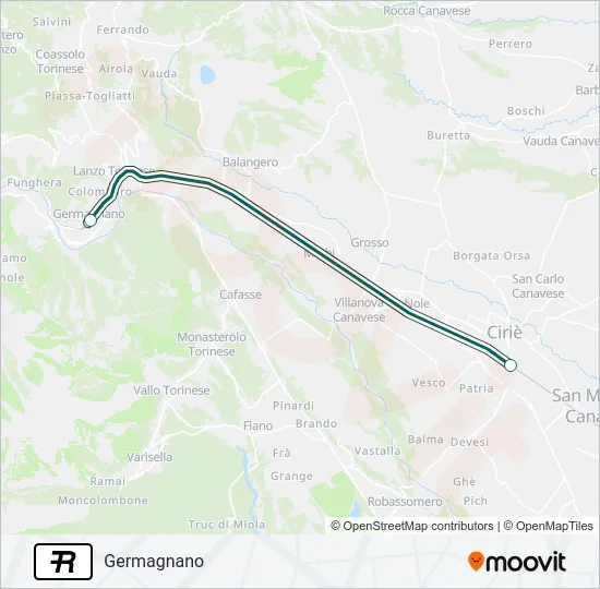 R Train Line Map