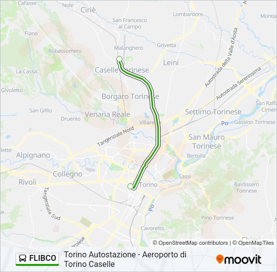 FLIBCO Bus Line Map