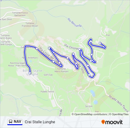 NAV Bus Line Map