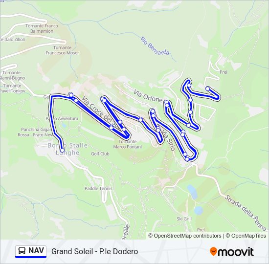 NAV Bus Line Map