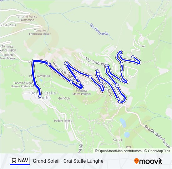 NAV Bus Line Map