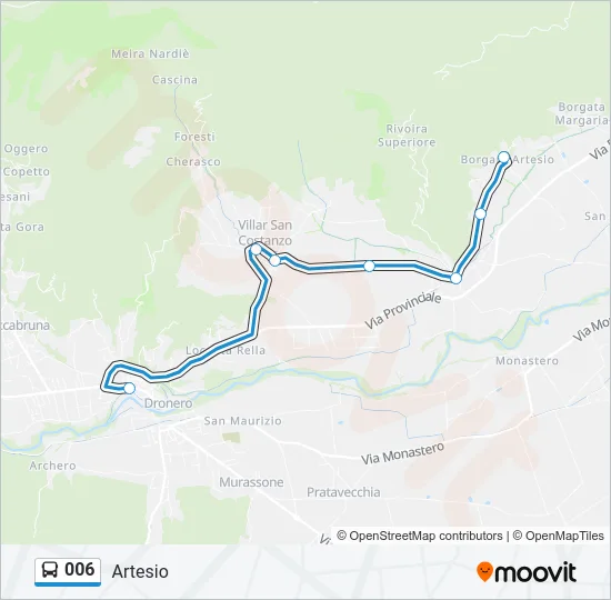 006 Bus Line Map