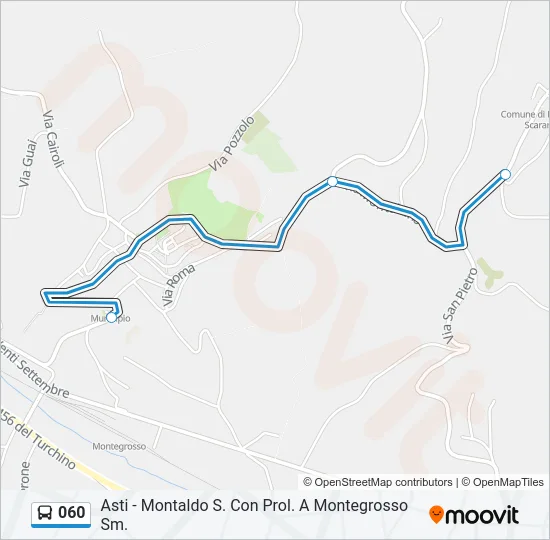 060 Bus Line Map