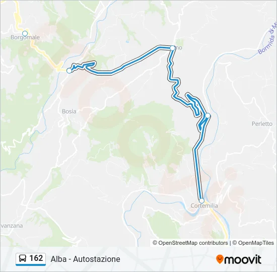 162 Bus Line Map