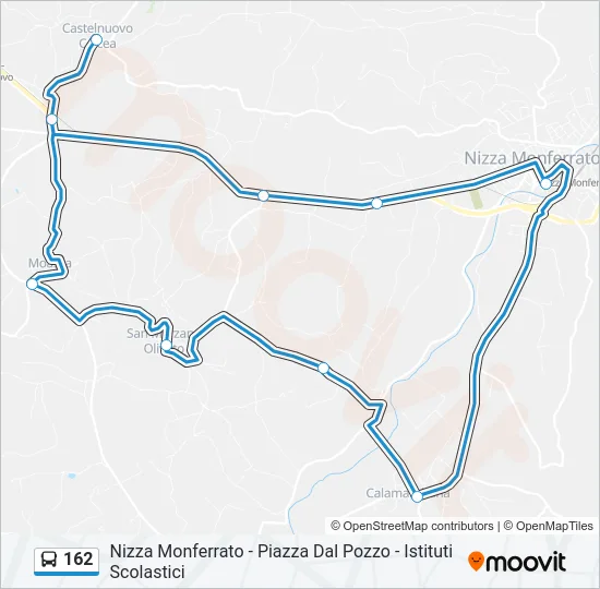 162 Bus Line Map