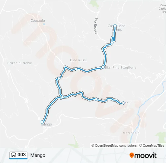 003 Bus Line Map