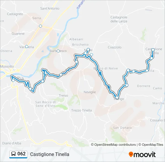 062 Bus Line Map