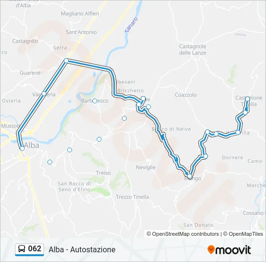062 Bus Line Map