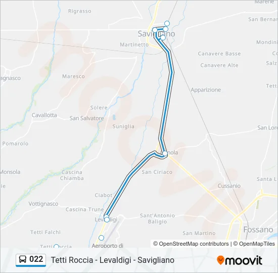 022 Bus Line Map