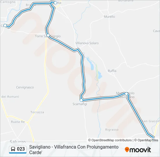 023 Bus Line Map