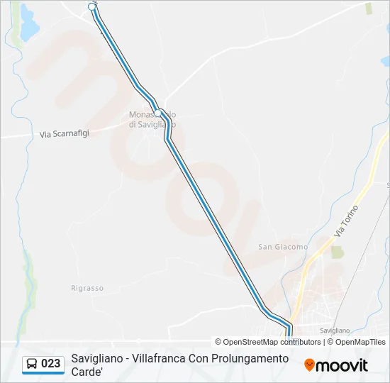023 Bus Line Map