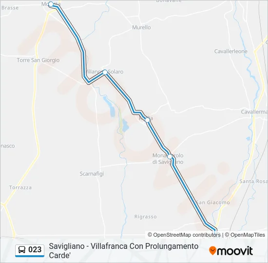 023 Bus Line Map