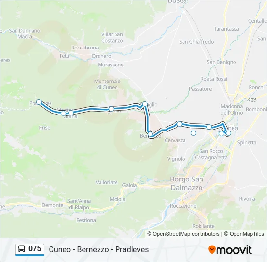 075 Bus Line Map