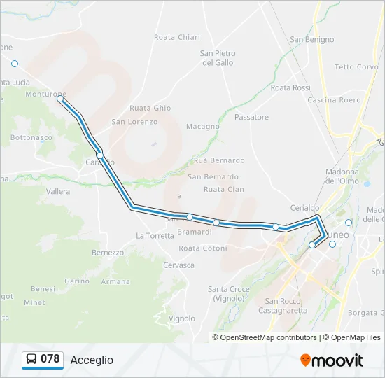 078 Bus Line Map