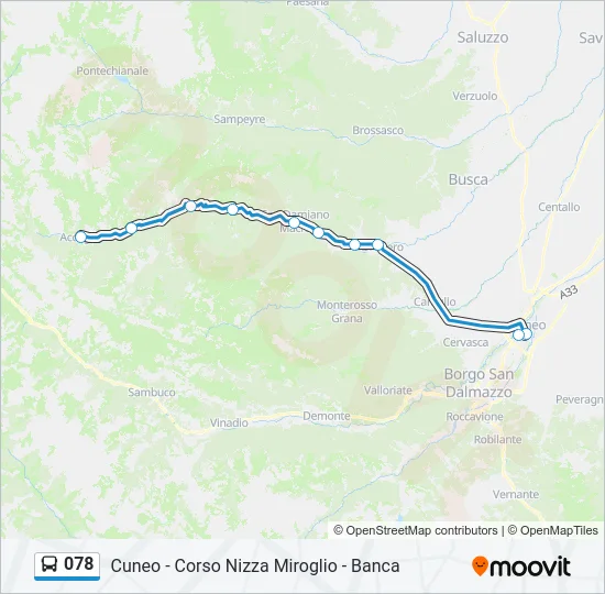078 Bus Line Map