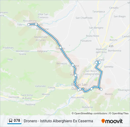 078 Bus Line Map