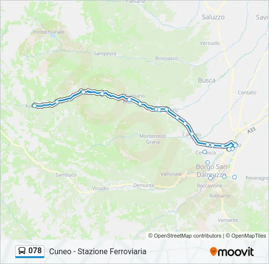 078 Bus Line Map