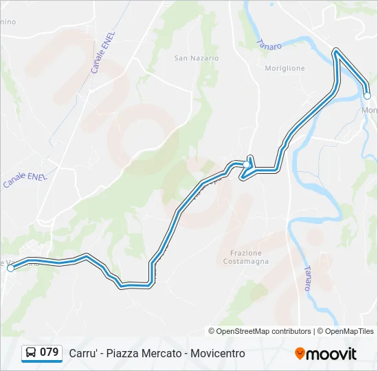079 Bus Line Map