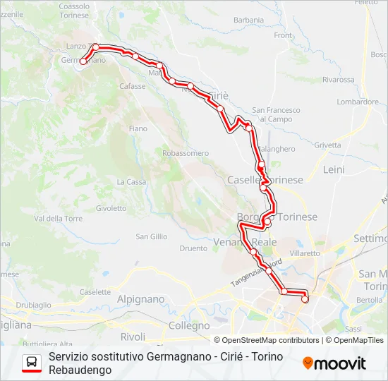 SFM 4 BUS Bus Line Map