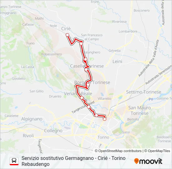 SFM 4 BUS Bus Line Map