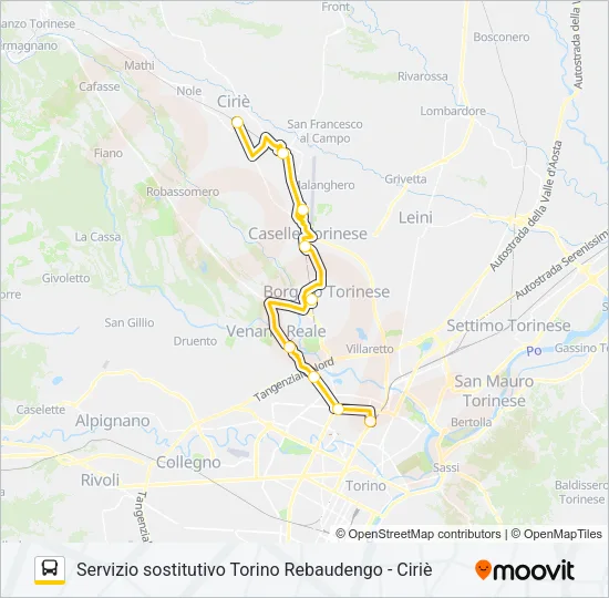 SFM 7 BUS Bus Line Map