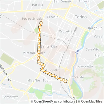 2 Bus Line Map