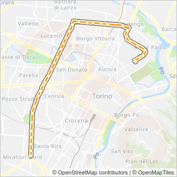 2 Bus Line Map