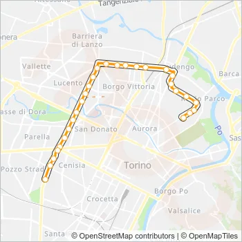 2 Bus Line Map