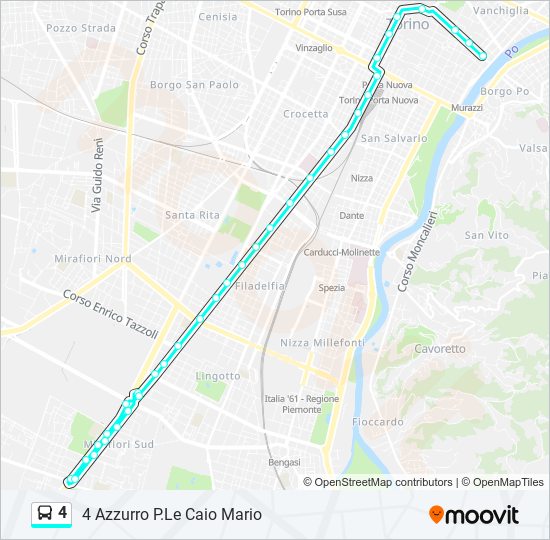 4 bus Line Map