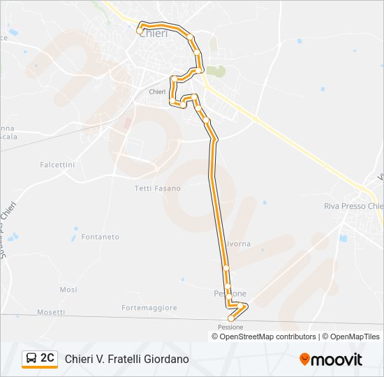 2C Bus Line Map