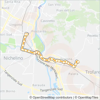 81 Bus Line Map