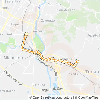 81 Bus Line Map