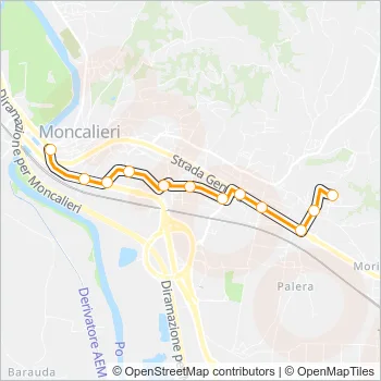 81 Bus Line Map
