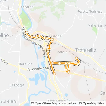 83 Bus Line Map