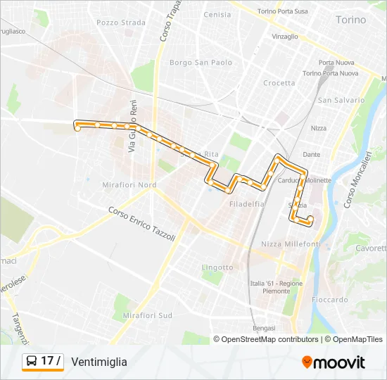 17 / Bus Line Map