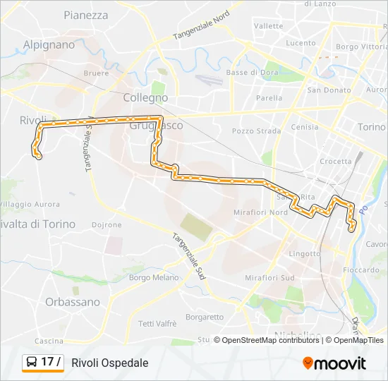 17 / Bus Line Map