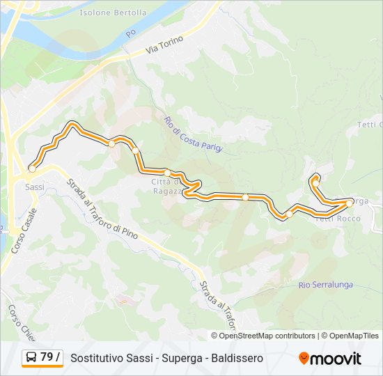 79 / Bus Line Map