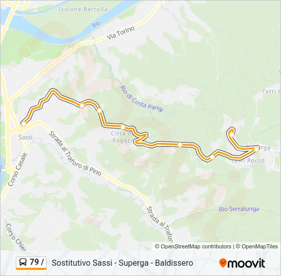 79 / Bus Line Map