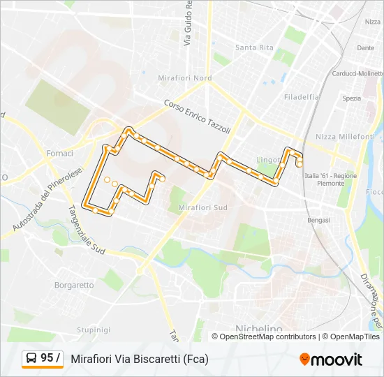 95 / Bus Line Map