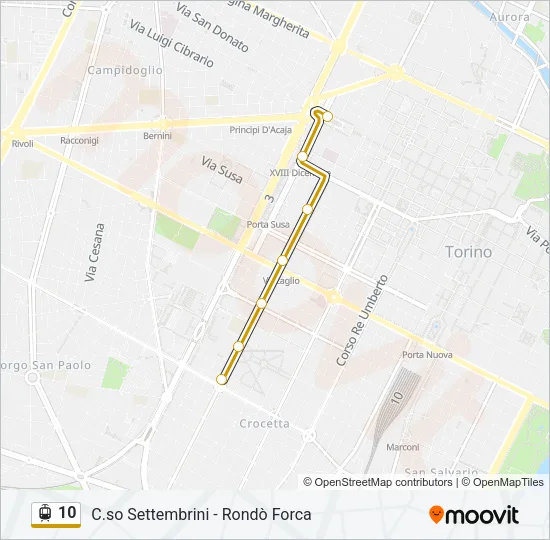 10 Light Rail Line Map