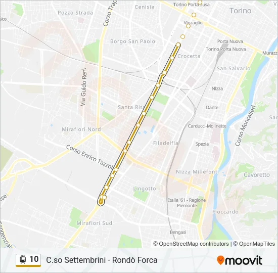 10 Light Rail Line Map