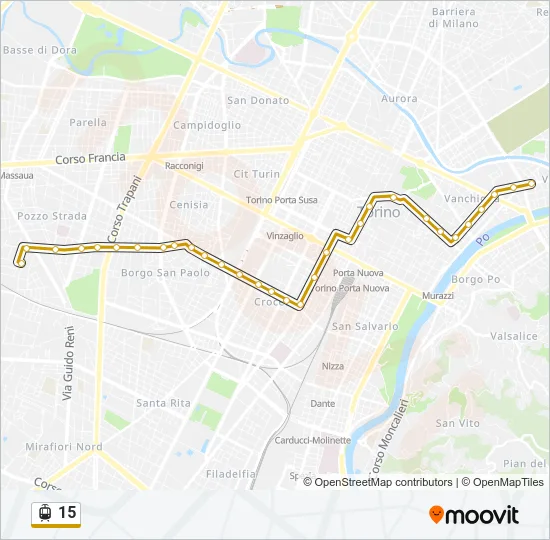 15 Light Rail Line Map