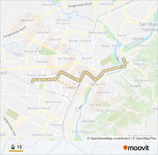 15 Light Rail Line Map