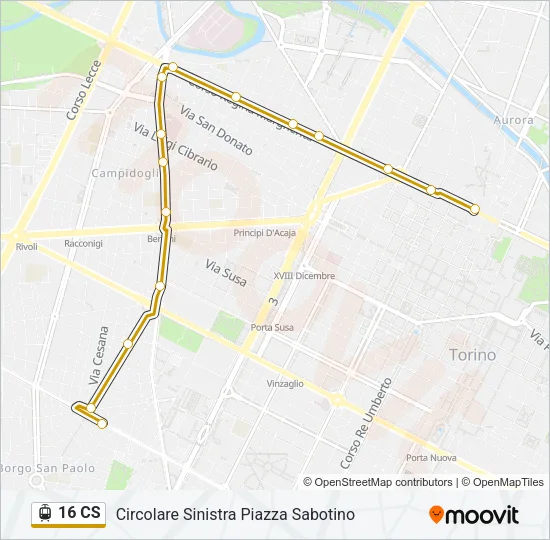 16 CS Light Rail Line Map