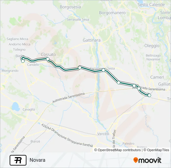 R Train Line Map